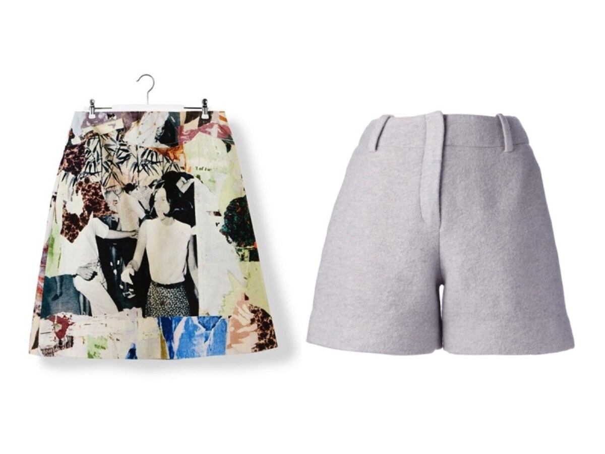 CARVEN／ PRINT SKIRT、CARVEN／wide leg shorts