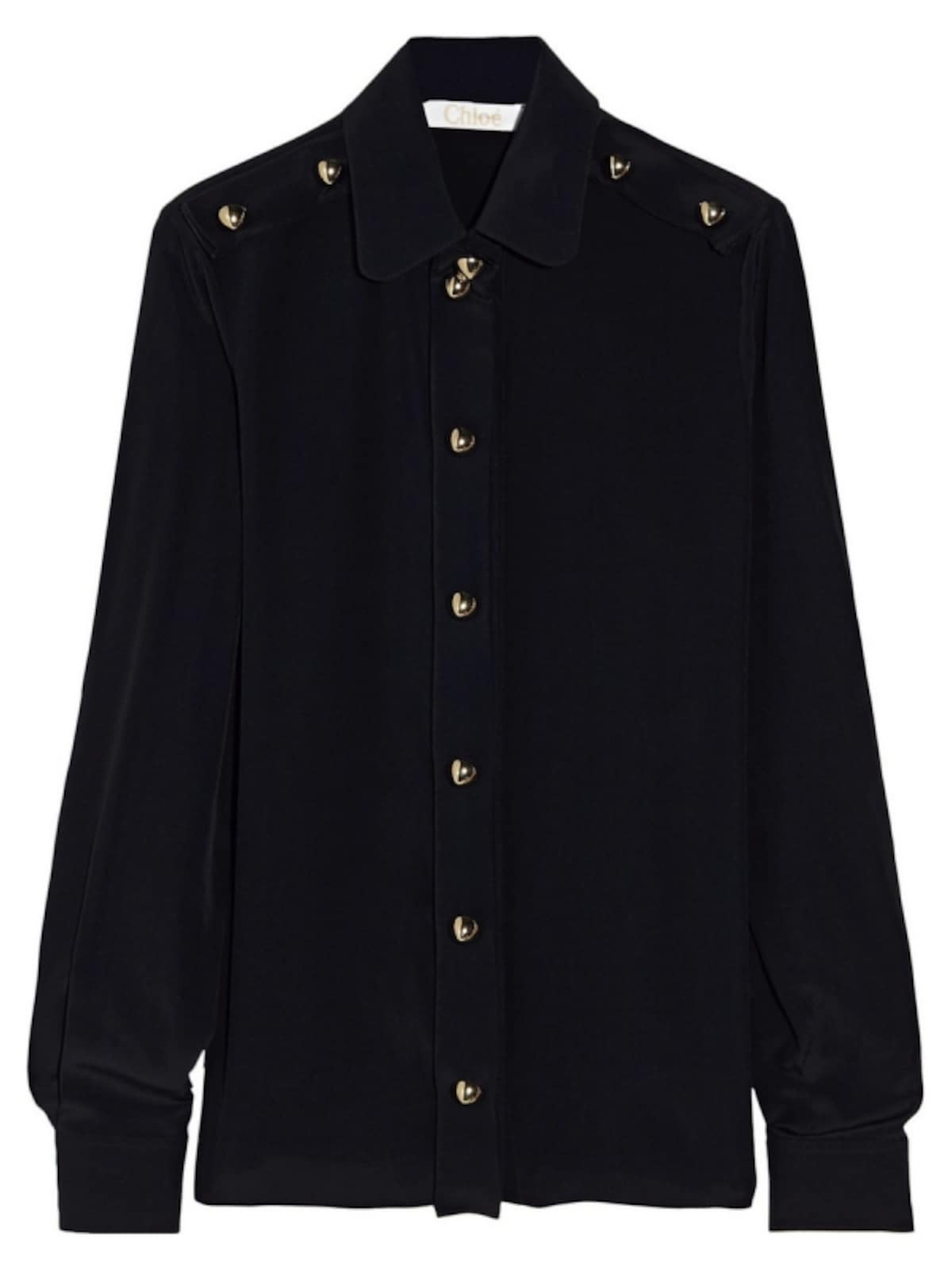 Chloe／Silk crepe de chine blouse