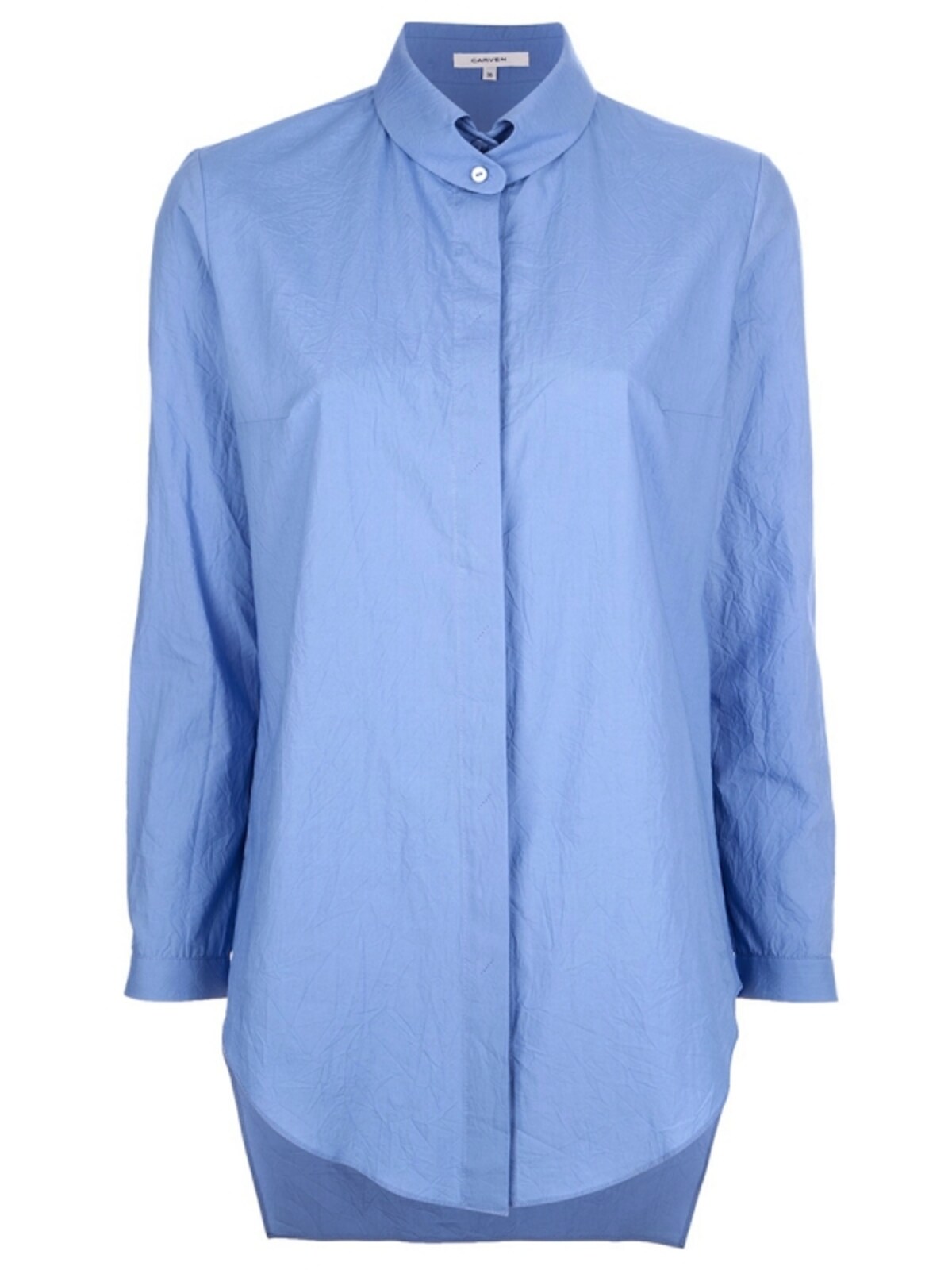 CARVEN／BUTTON COLLAR SHIRT Blue