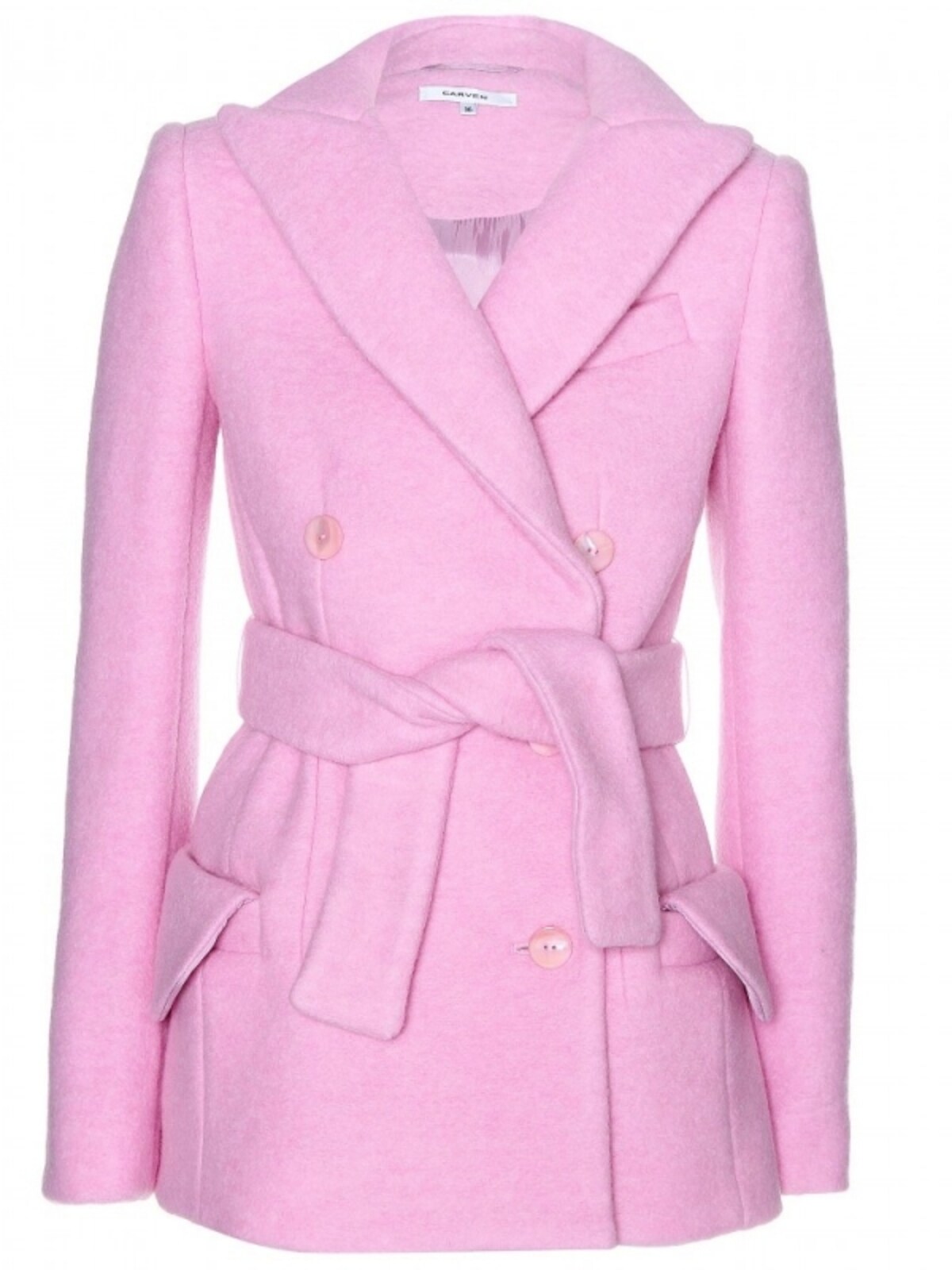 CARVEN／BOILED WOOL-BLEND JACKET