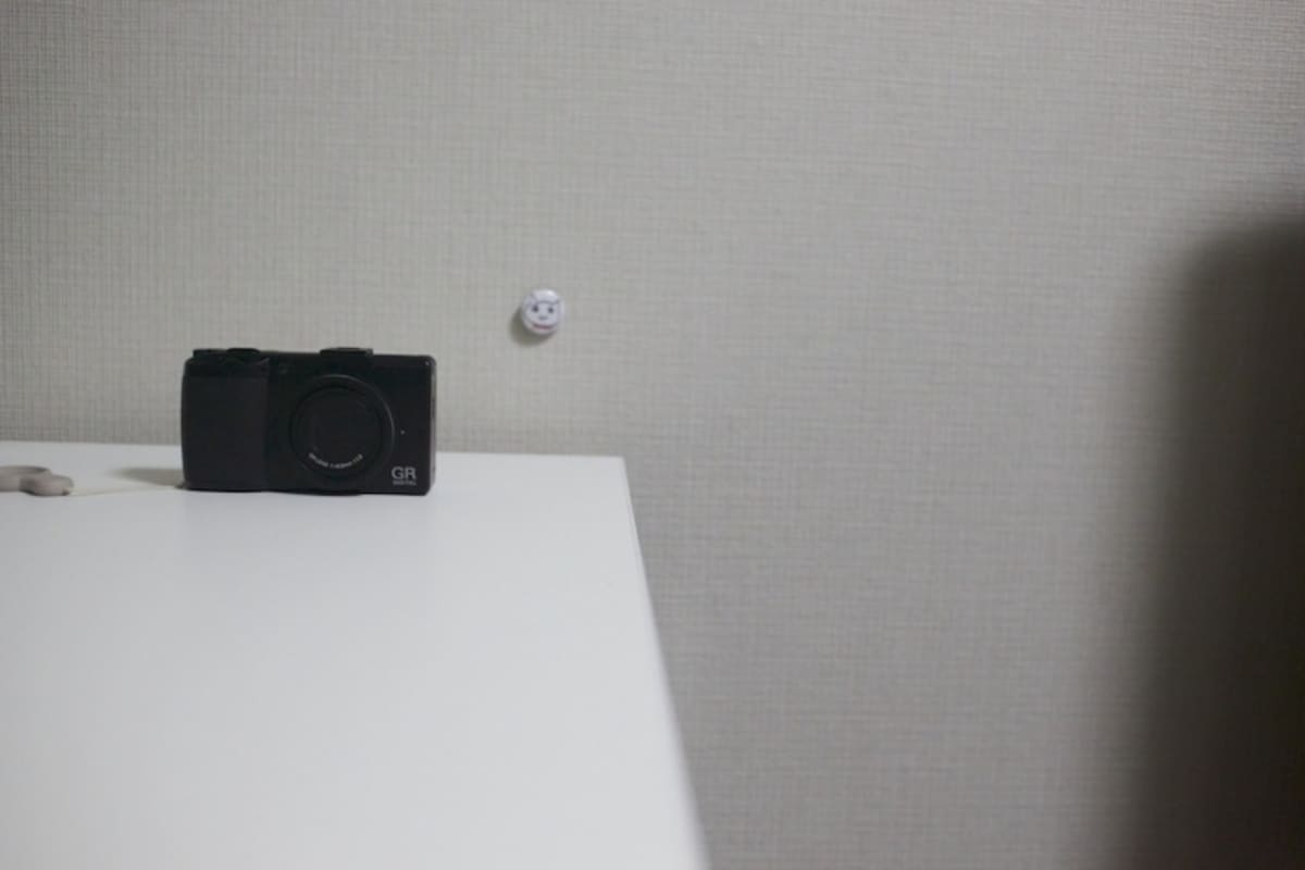 被写体が遠い場合