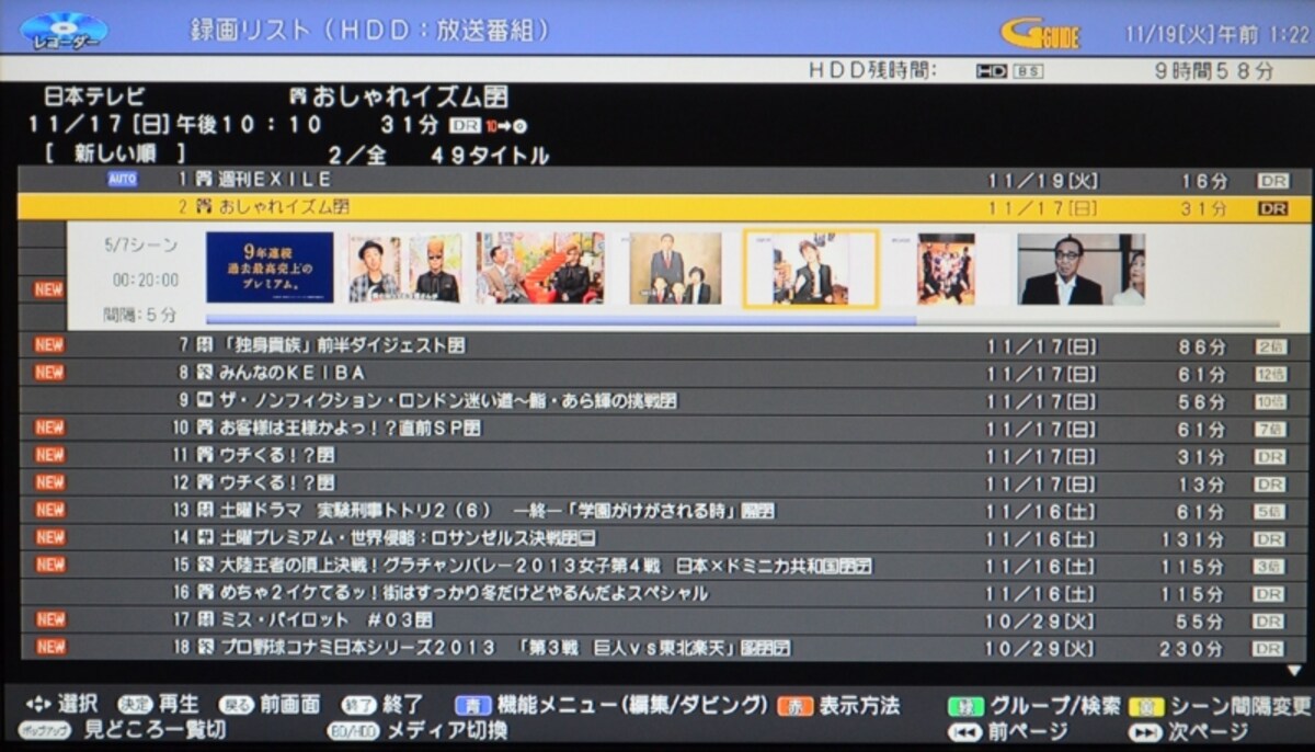 list