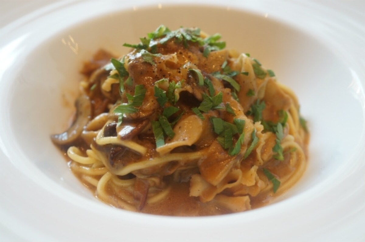 イタリア産ポルチーニ茸のパスタ