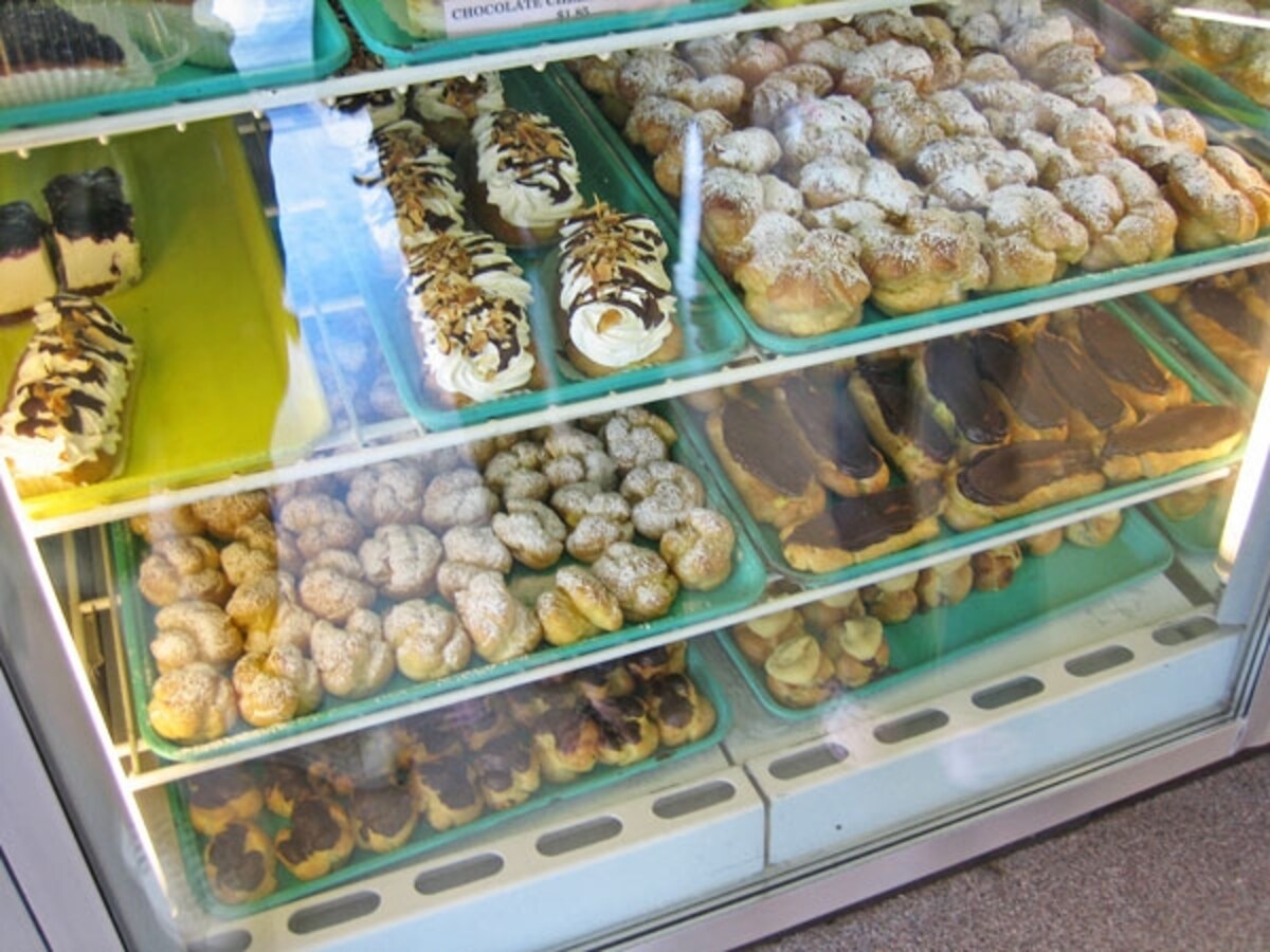 冷蔵ケースには、可愛いパフがいっぱい！
