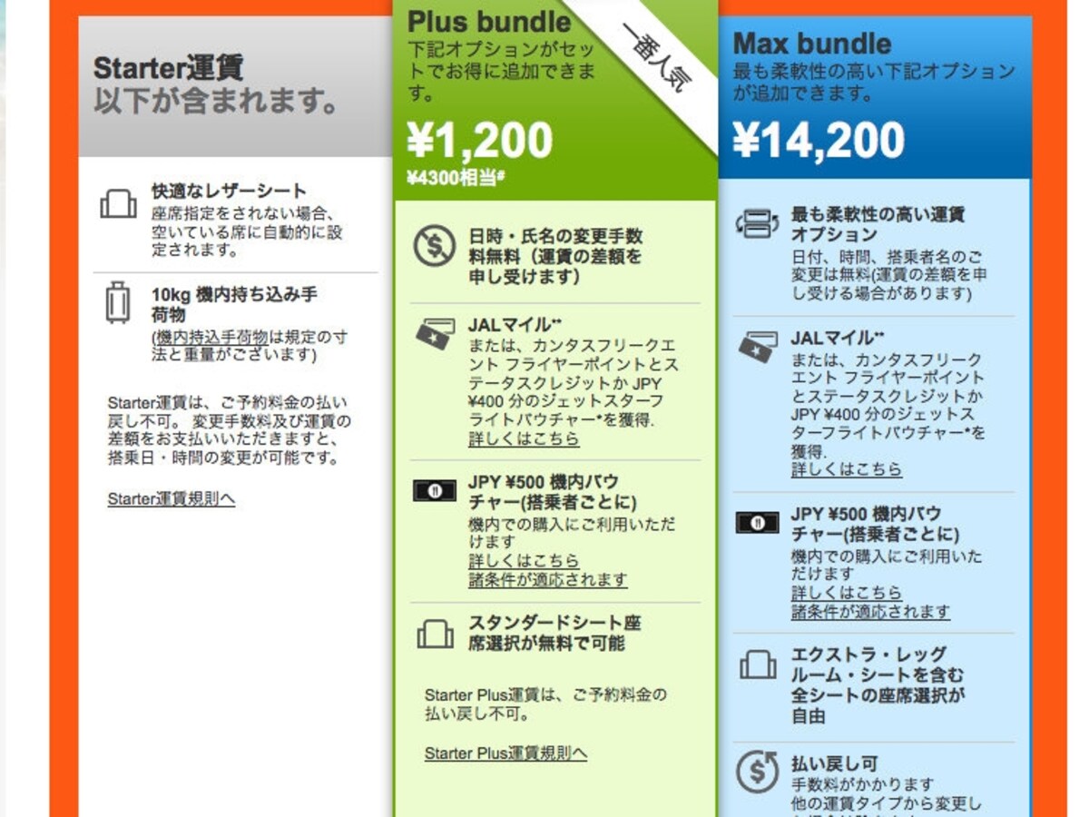 オプションを選ぶ