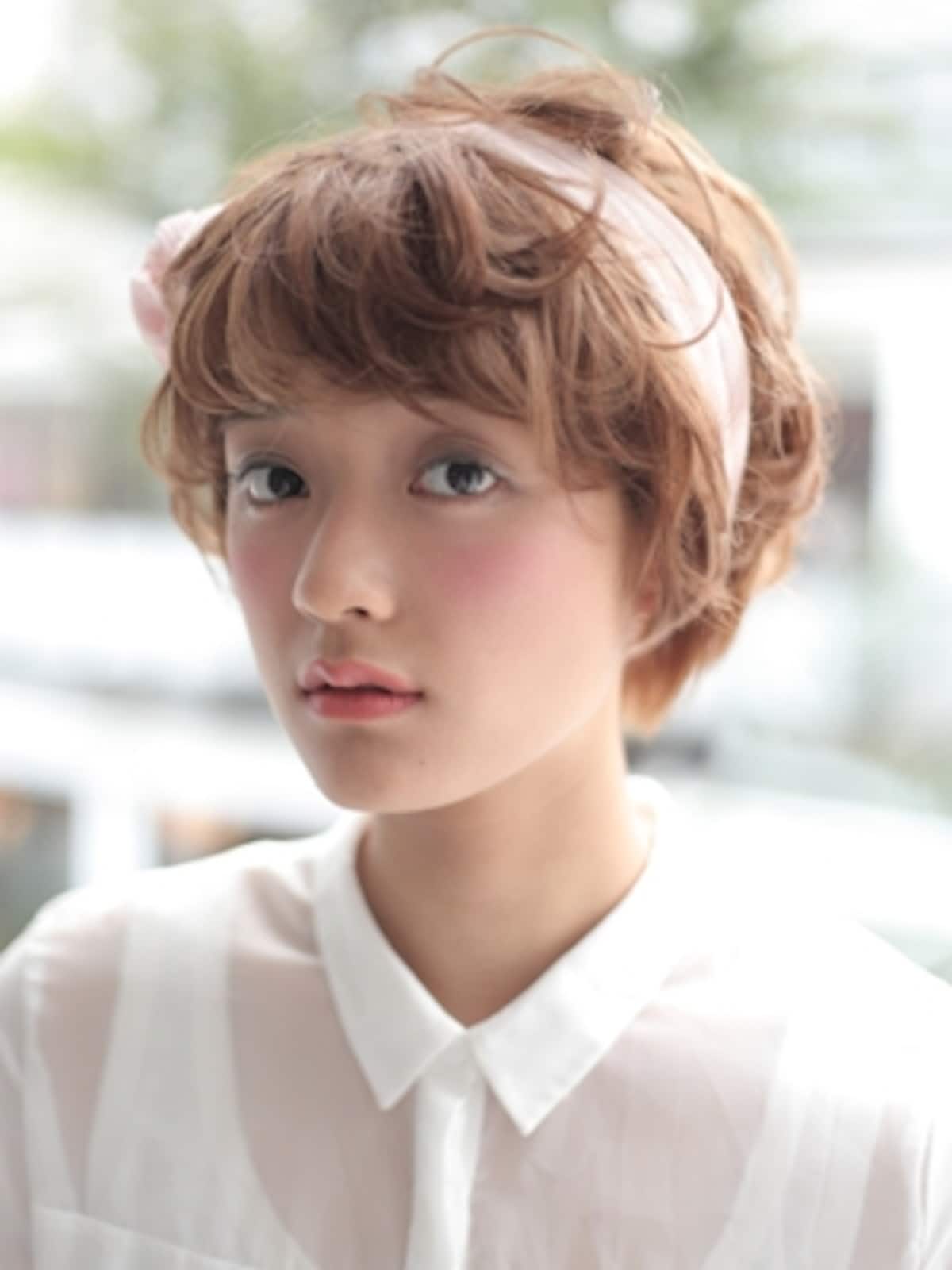 ショートヘアでもできる、リボンの付け方・結び方