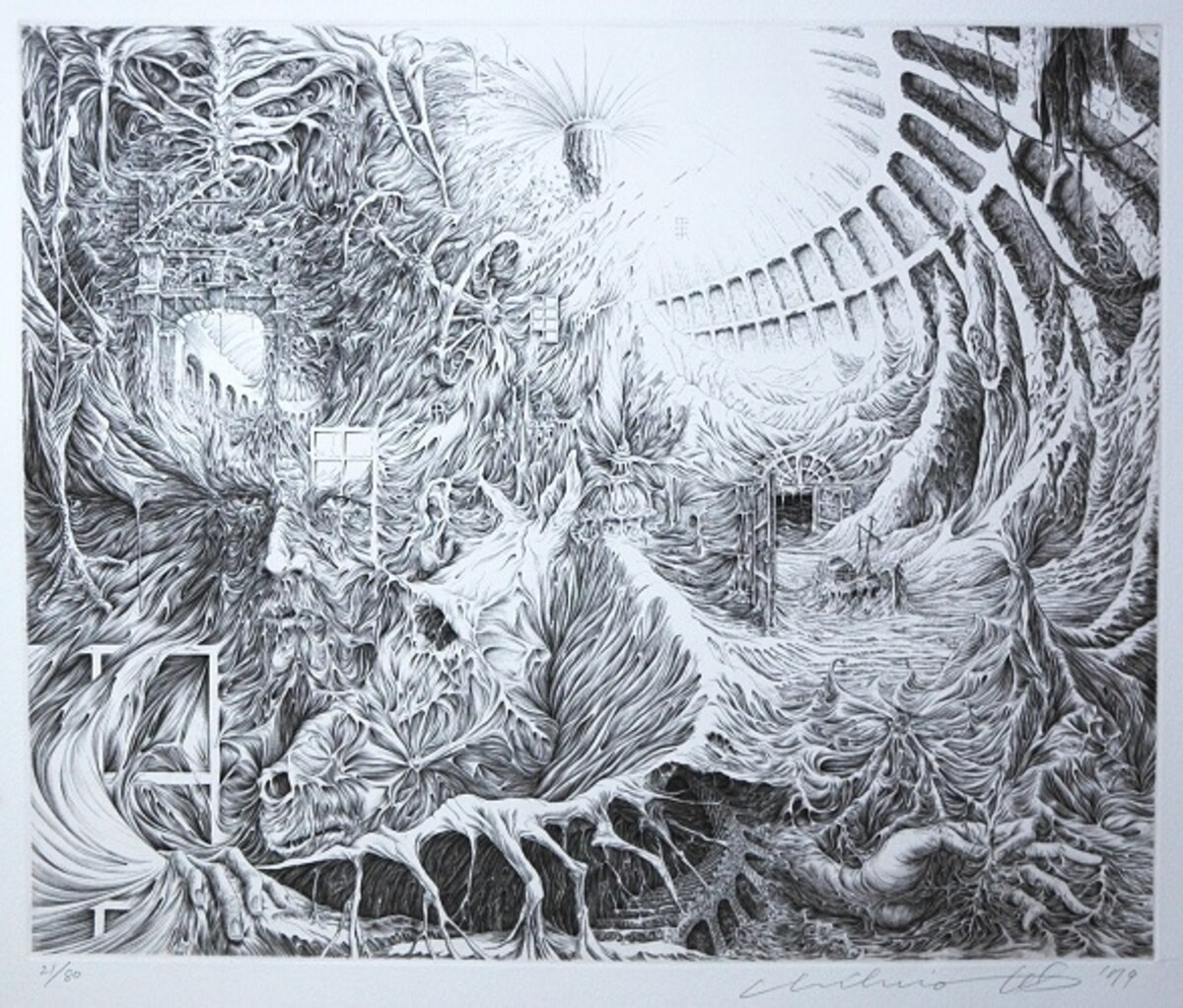 渡辺千尋「風の遺跡」1979年作