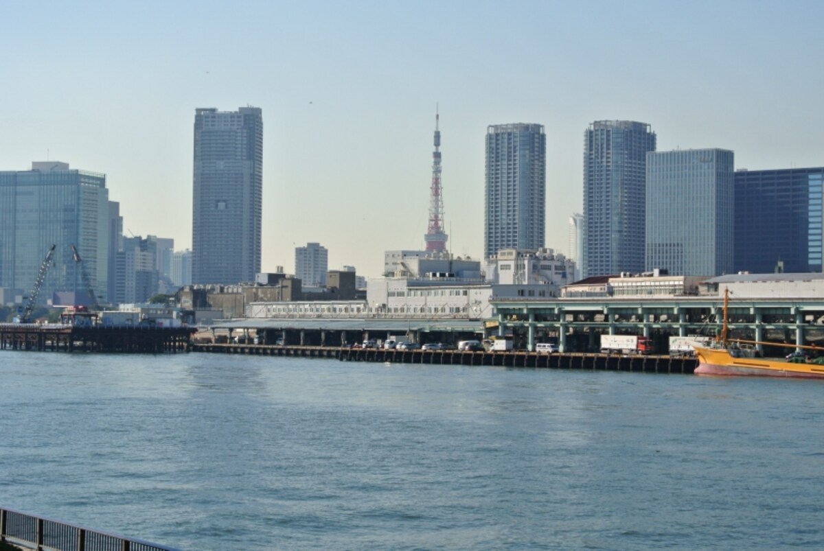 東京湾の景色