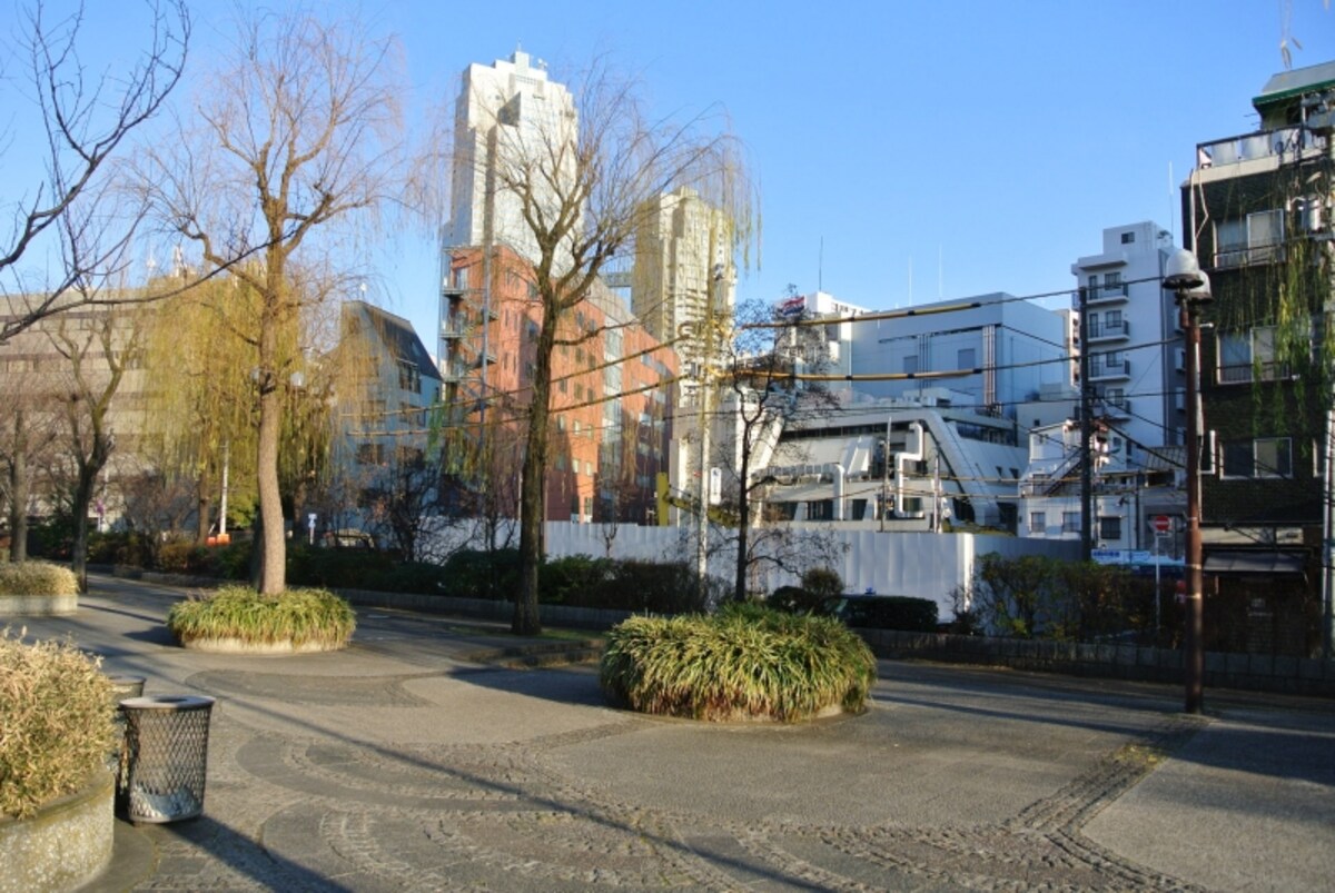 パークホームズ築地グリーンサイドの建設予定地