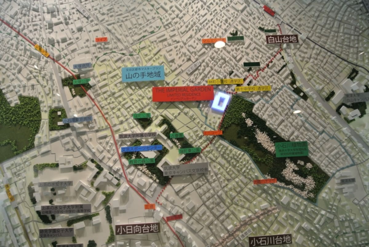 現地の周辺地図