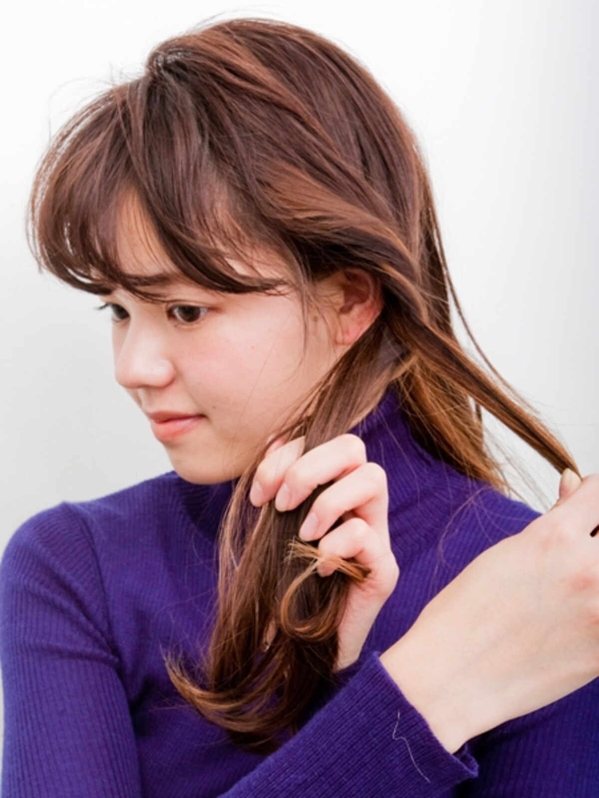 編みこみの要用で下の毛束もすくいとる
