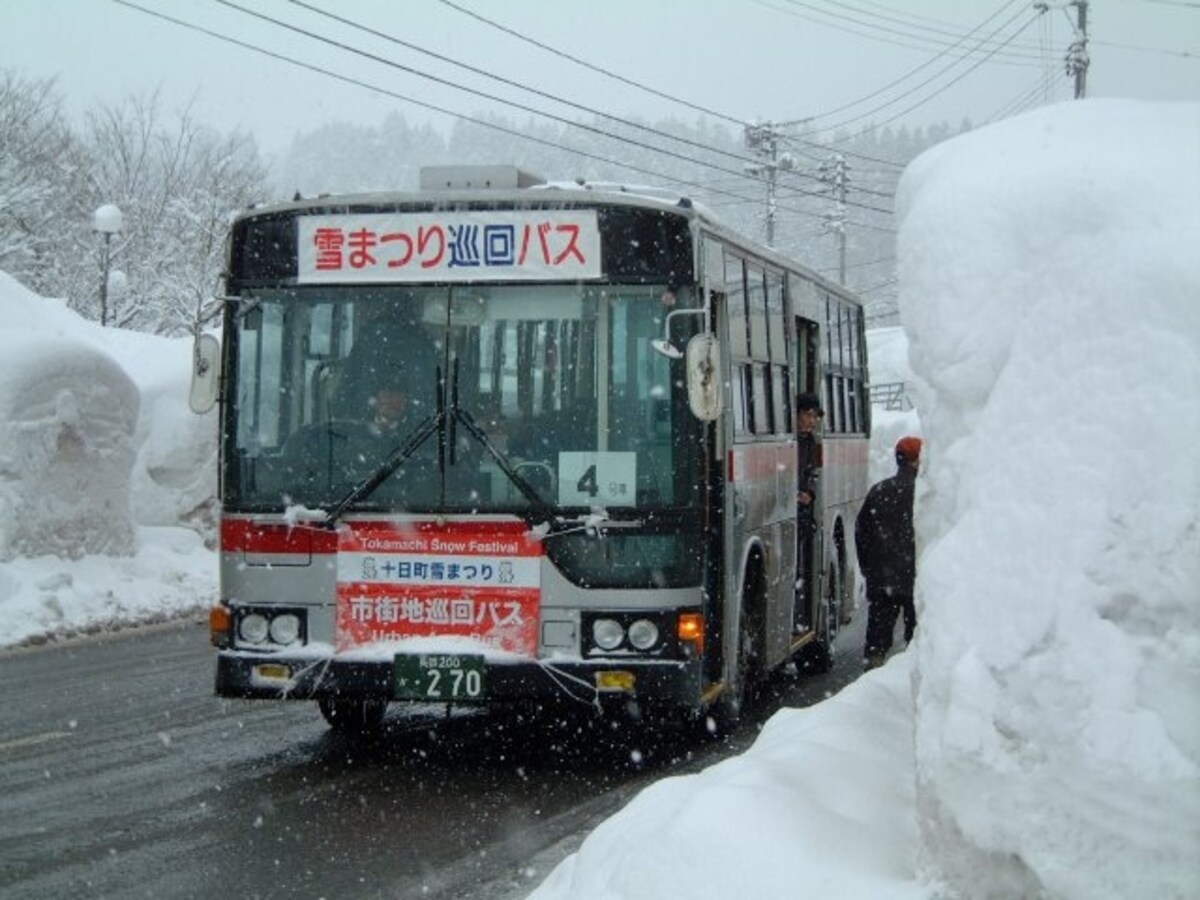十日町雪まつり 市街地巡回バス