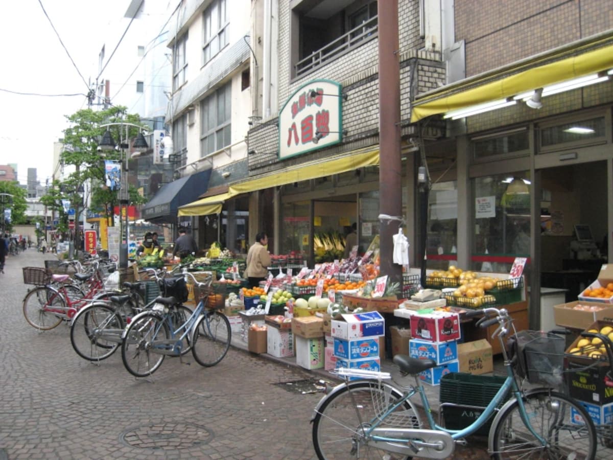 新丸子の商店街