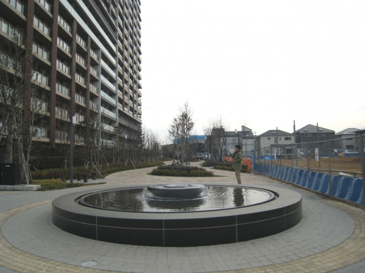 敷地内の公園予定地