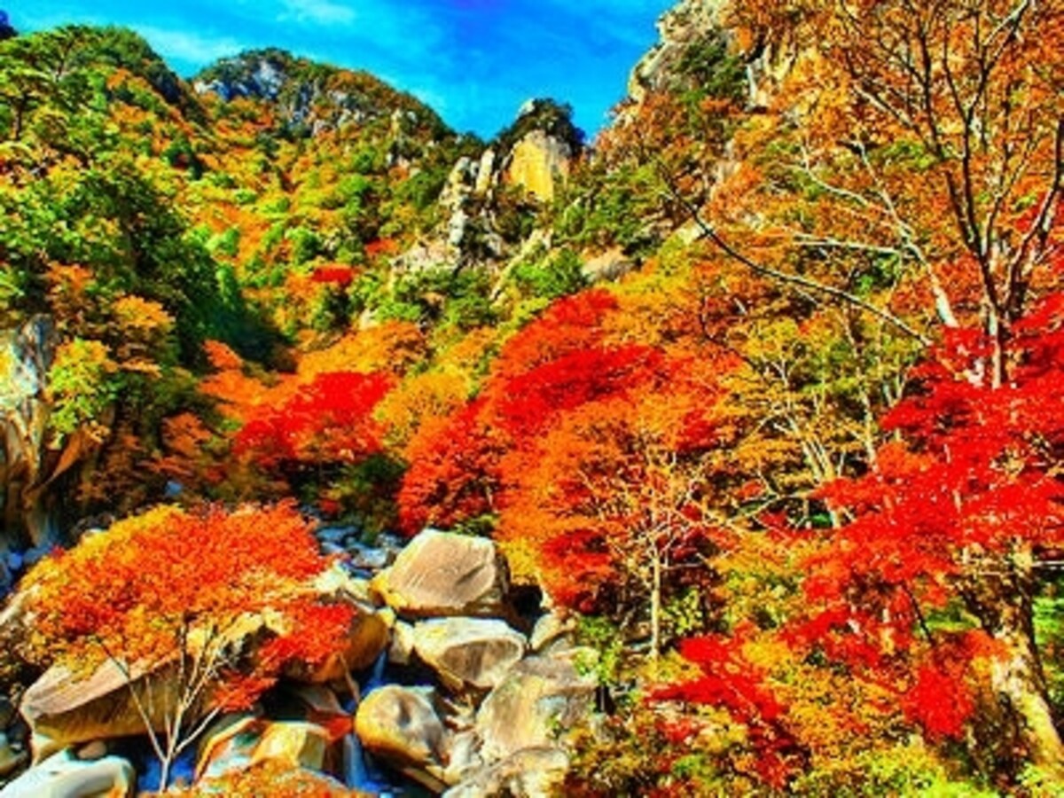 紅葉の昇仙峡