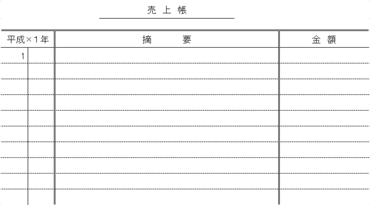 売上帳