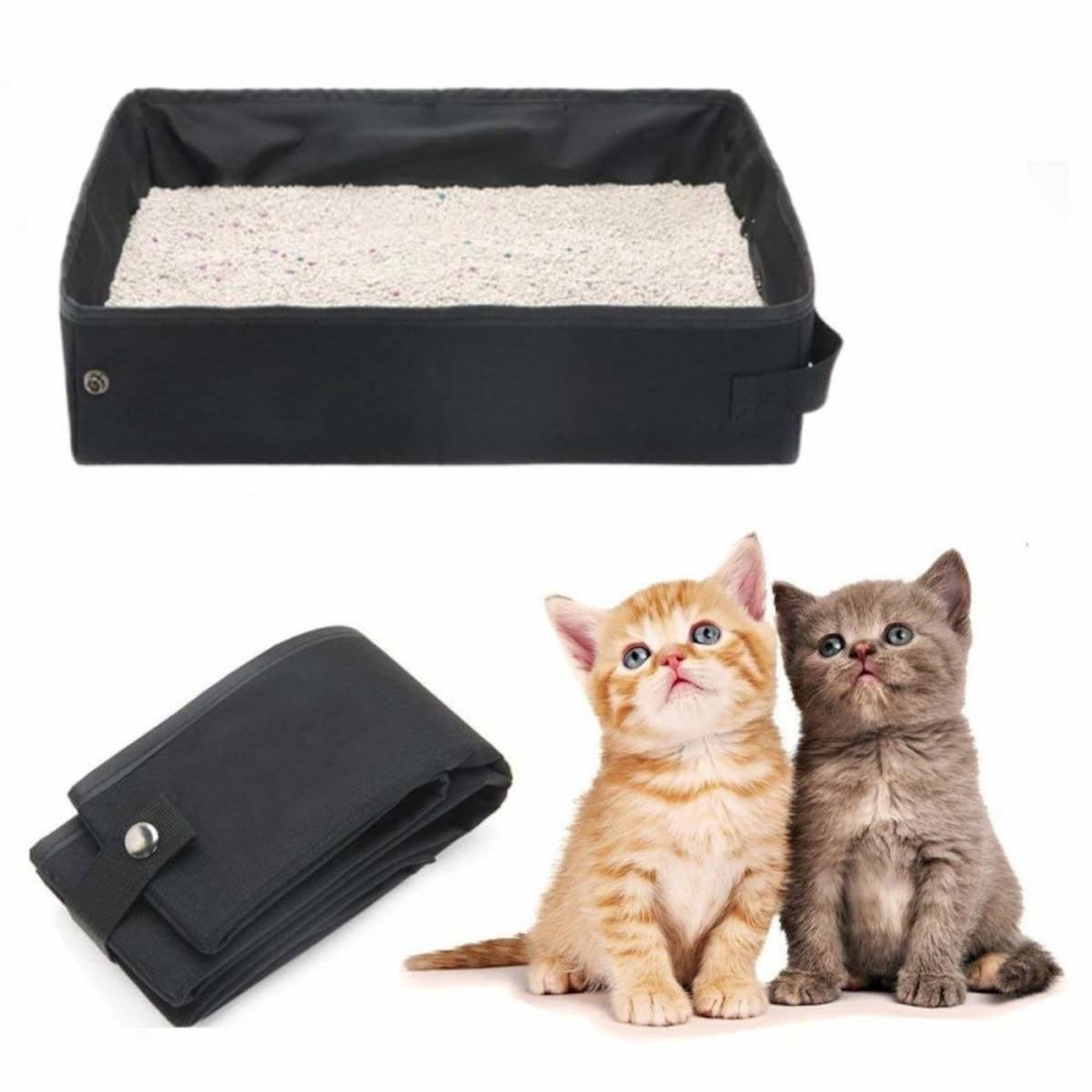 おでかけ用猫のトイレ／Gifty 避難用 猫 トイレ（出典：Amazon）