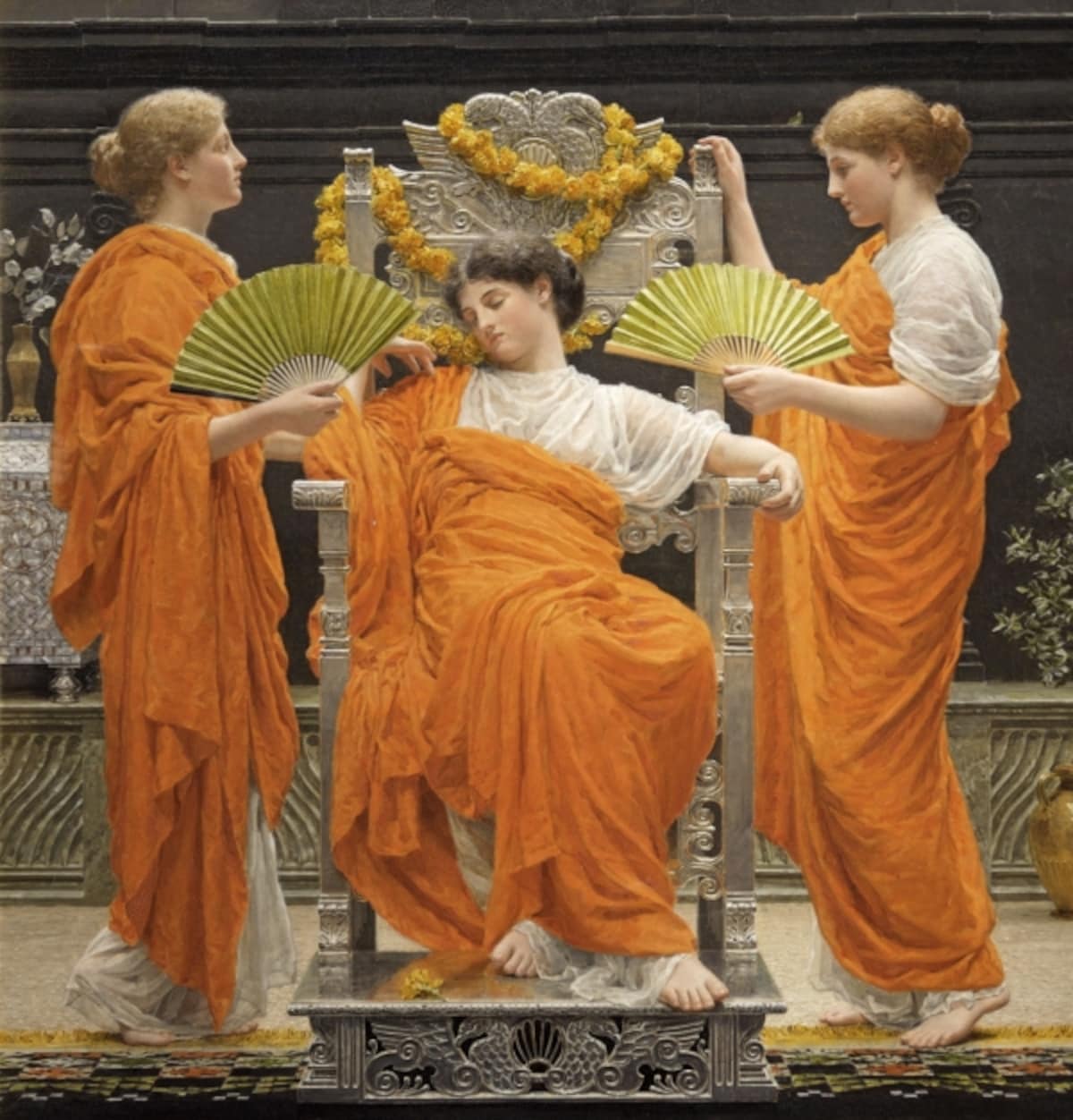 アルバート・ムーア　《真夏》 1887年 ラッセル=コート美術館 Photograph reproduced with the kind permission of the Russell-Cotes Art Gallery & Museum, Bournemouth