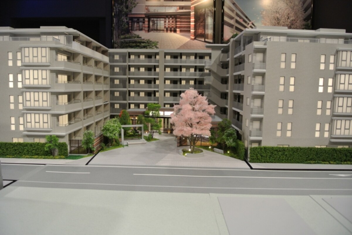 ライオンズ上大岡ガーデンシティの建物完成模型