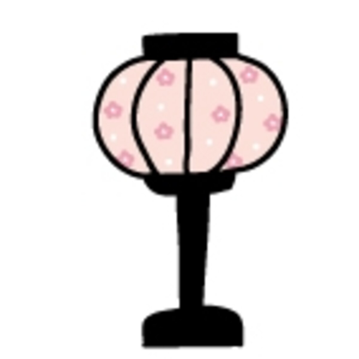 ぼんぼり　ひな祭り　イラスト　カラー　かわいい