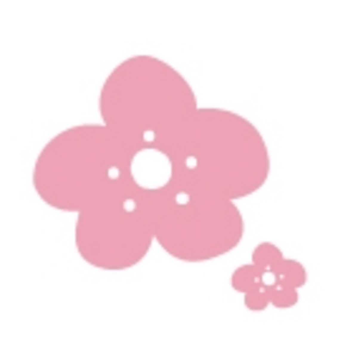梅　ひな祭り　イラスト　カラー　かわいい