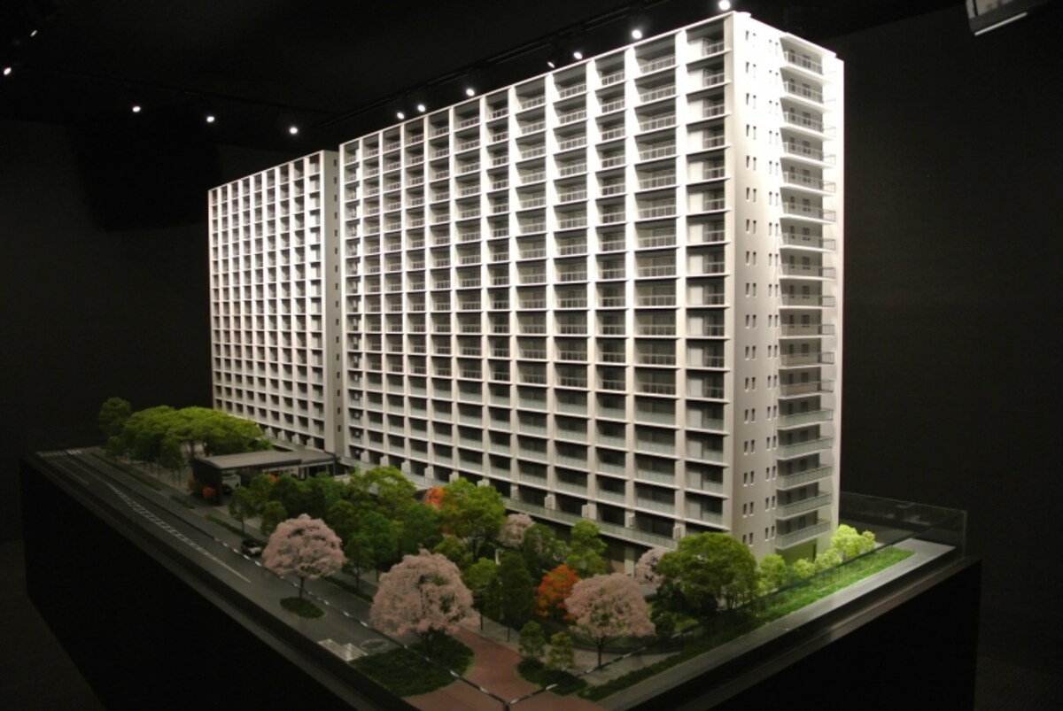ブランズシティ品川勝島の完成予想模型