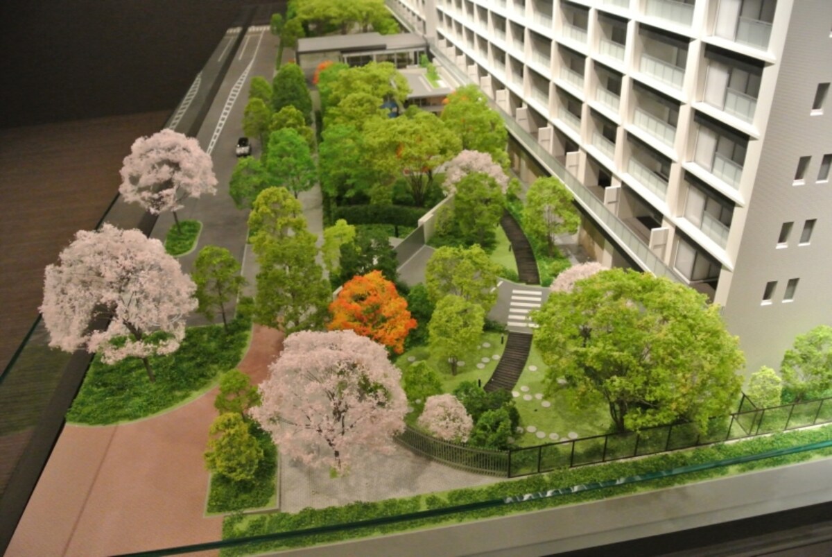 ブランズシティ品川勝島の完成予想模型