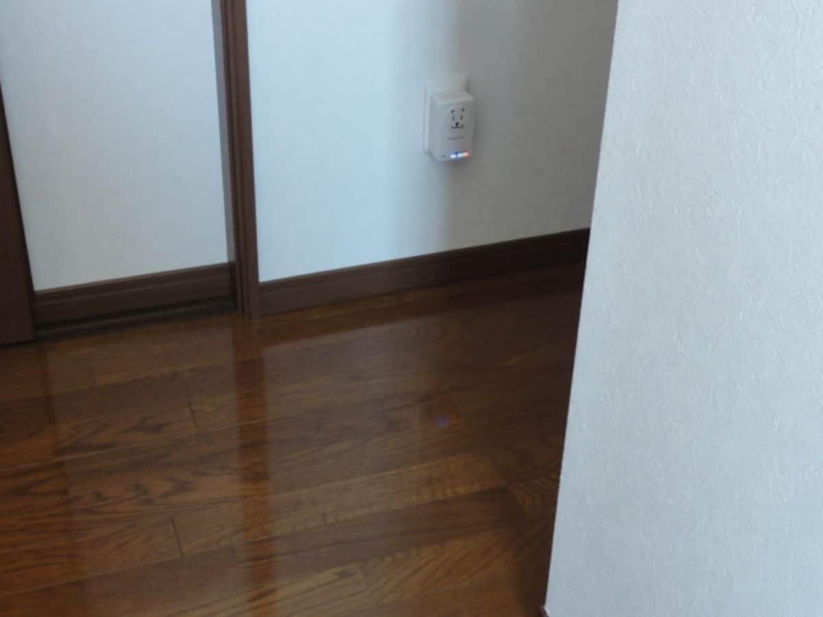 設置場所は、階段を上がったところ。