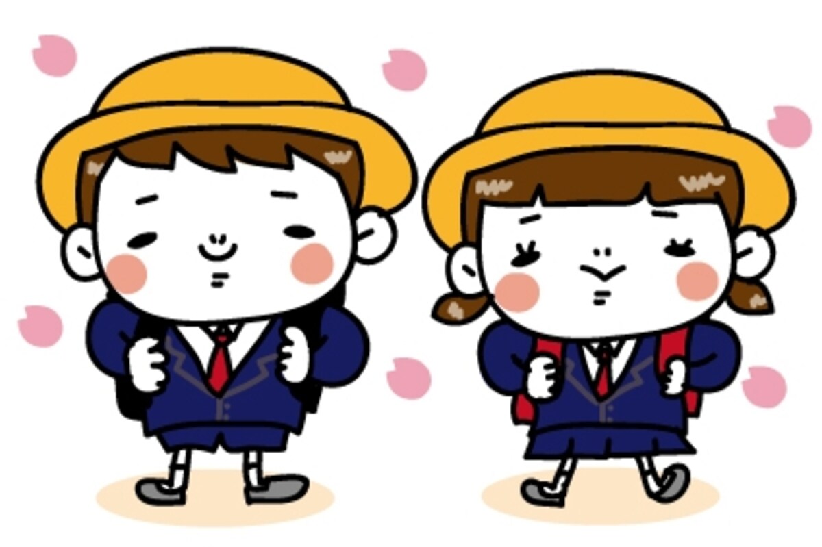 【カラー】初々しさ満点の新1年生です。
