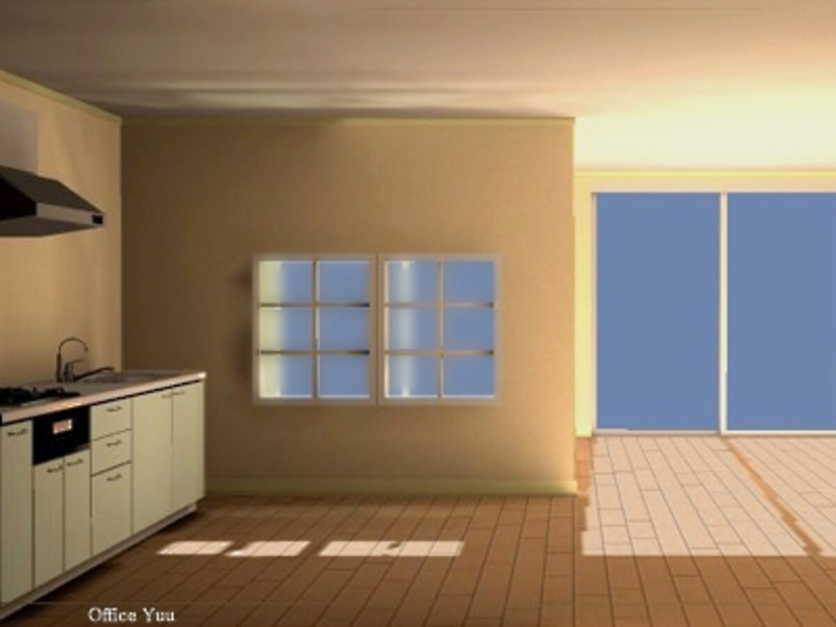 マンションの室内窓