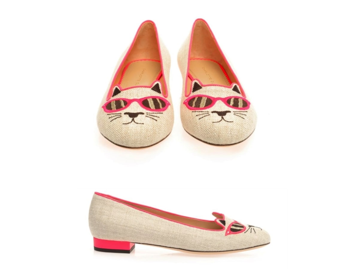 Sunkissed Kitty flats(Charlotte Olympia)