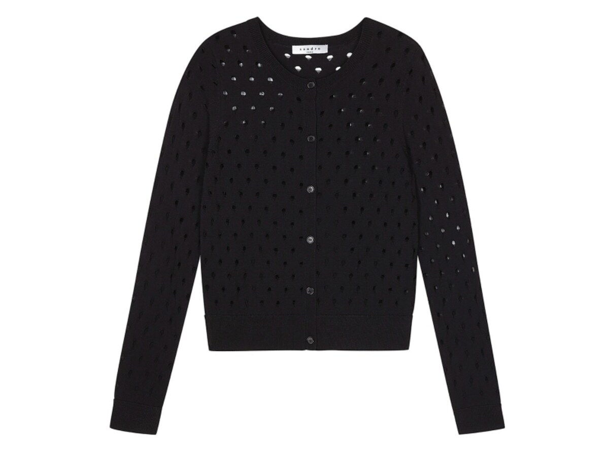 GAZOUILLI OPENWORK CARDIGAN(sandro)
