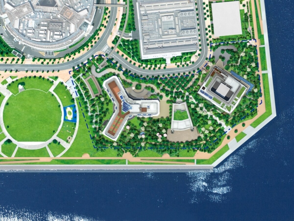 敷地配置図完成予想CG