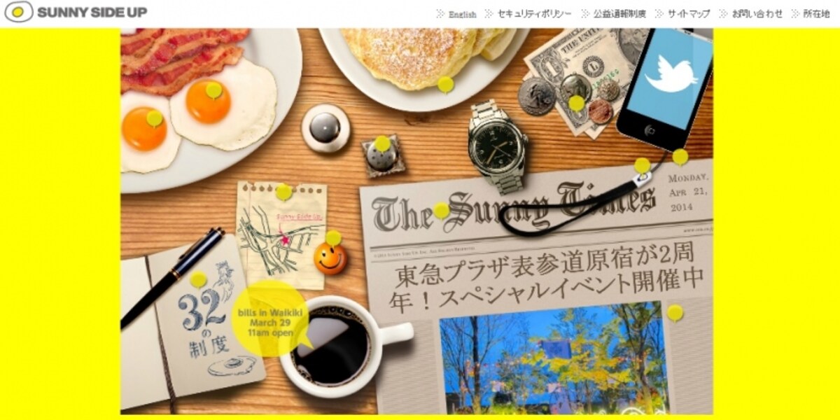 サニーサイドアップ　ＨＰ