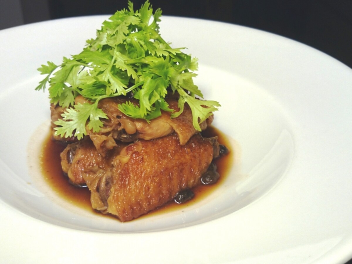 鶏手羽の豆チ煮