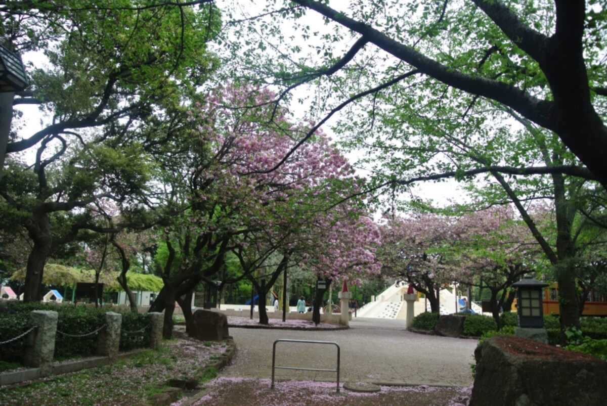 飛鳥山公園内の風景