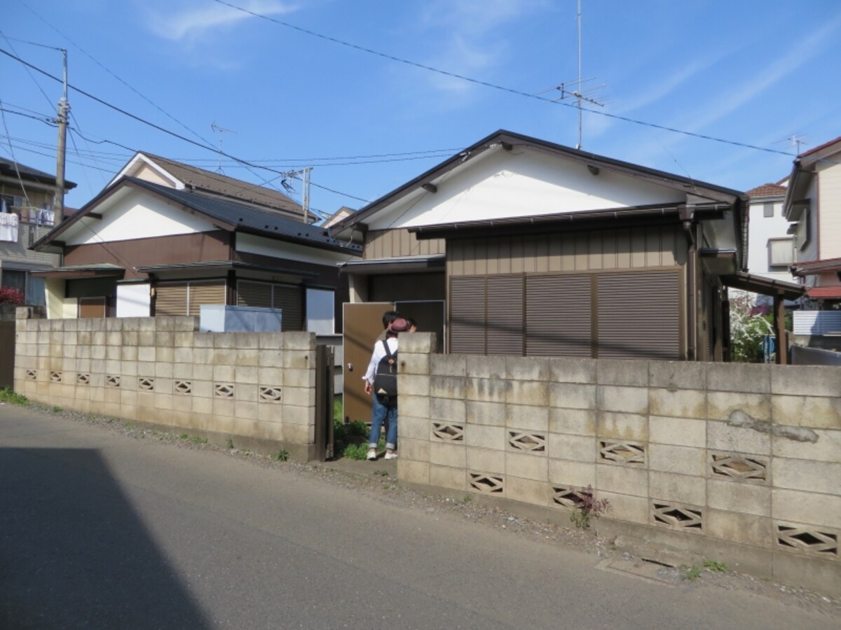 平屋見学中