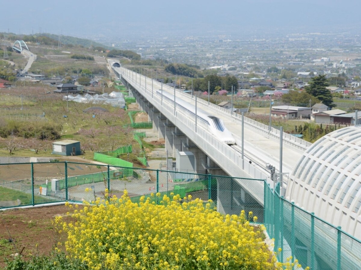 地上走行区間