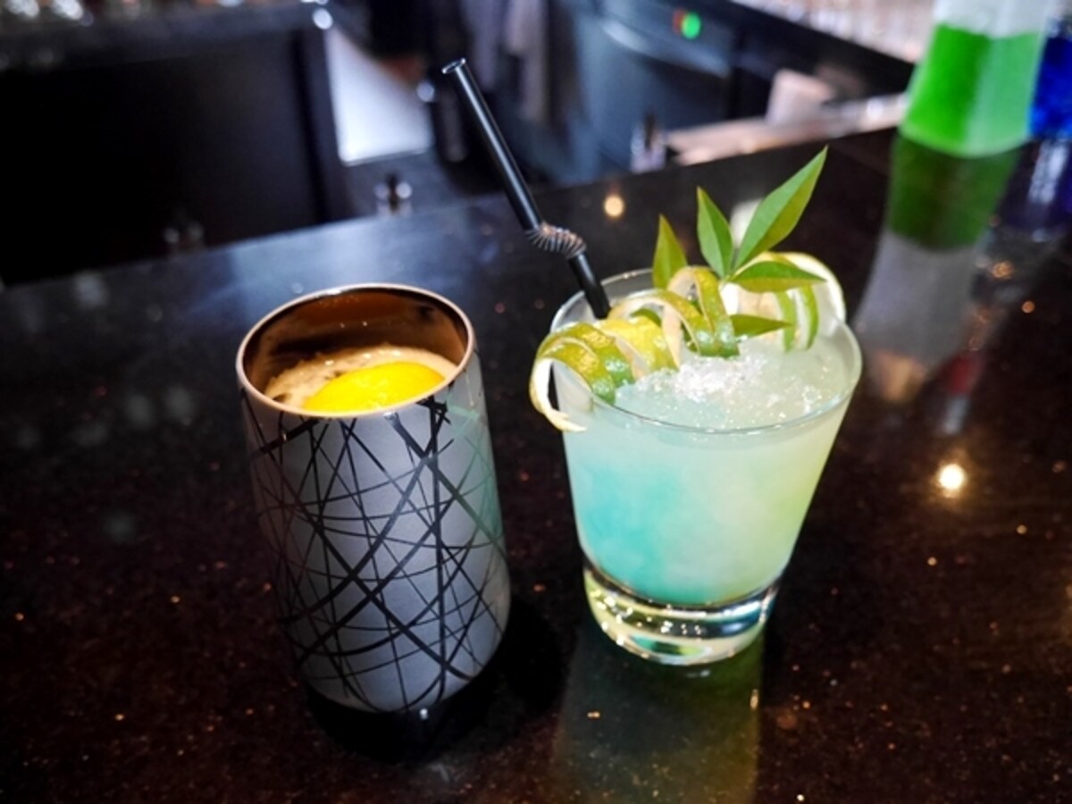 甘酒を使ったジントニック『Tokyo G&T』と『Nihonbashi』。