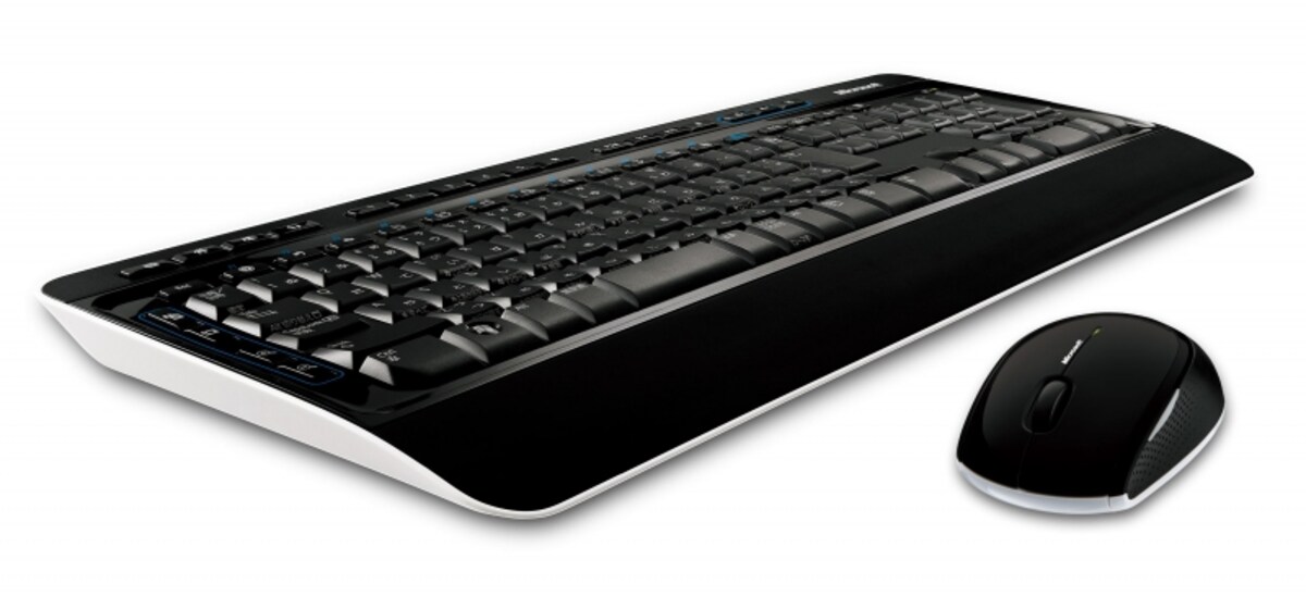 マイクロソフトが2009年7月に発売したエントリー向けデスクトップ製品「Microsoft Wireless Desktop 3000」