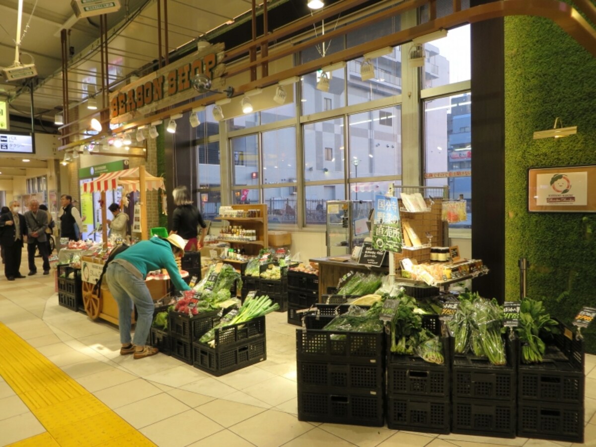 地元野菜の店