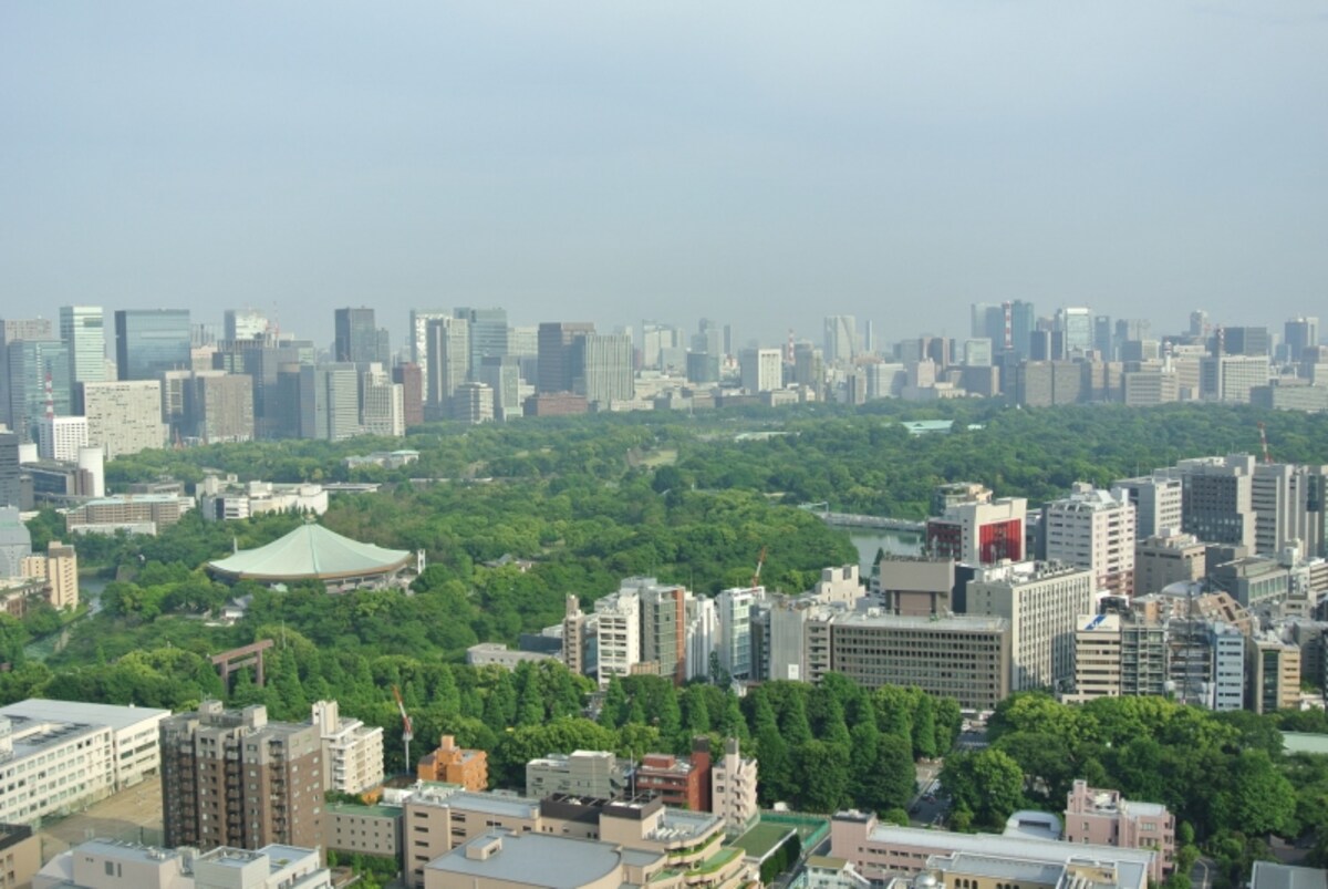 屋上のスカイテラスからの眺望