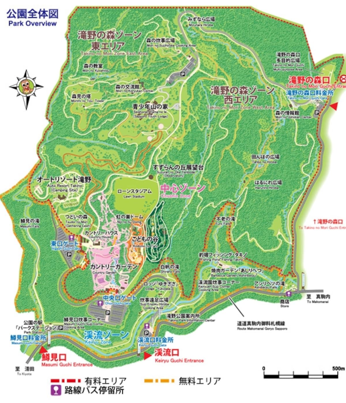 滝野すずらん公園MAP