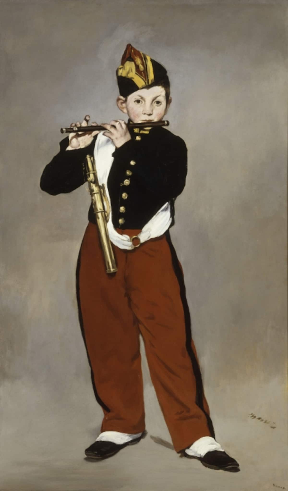 エドゥアール・マネ  《笛を吹く少年》  1866年 油彩／カンヴァス 160.5×97cm ?RMN-Grand Palais (mus?e d'Orsay) / Herv? Lewandowski / distributed by AMF