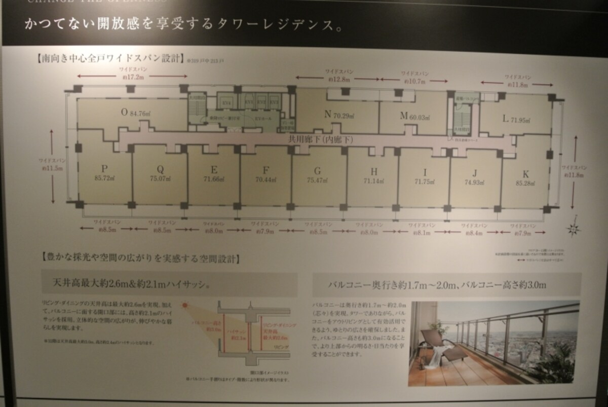『プラウドタワー立川』の販売センターのプレゼンテーション