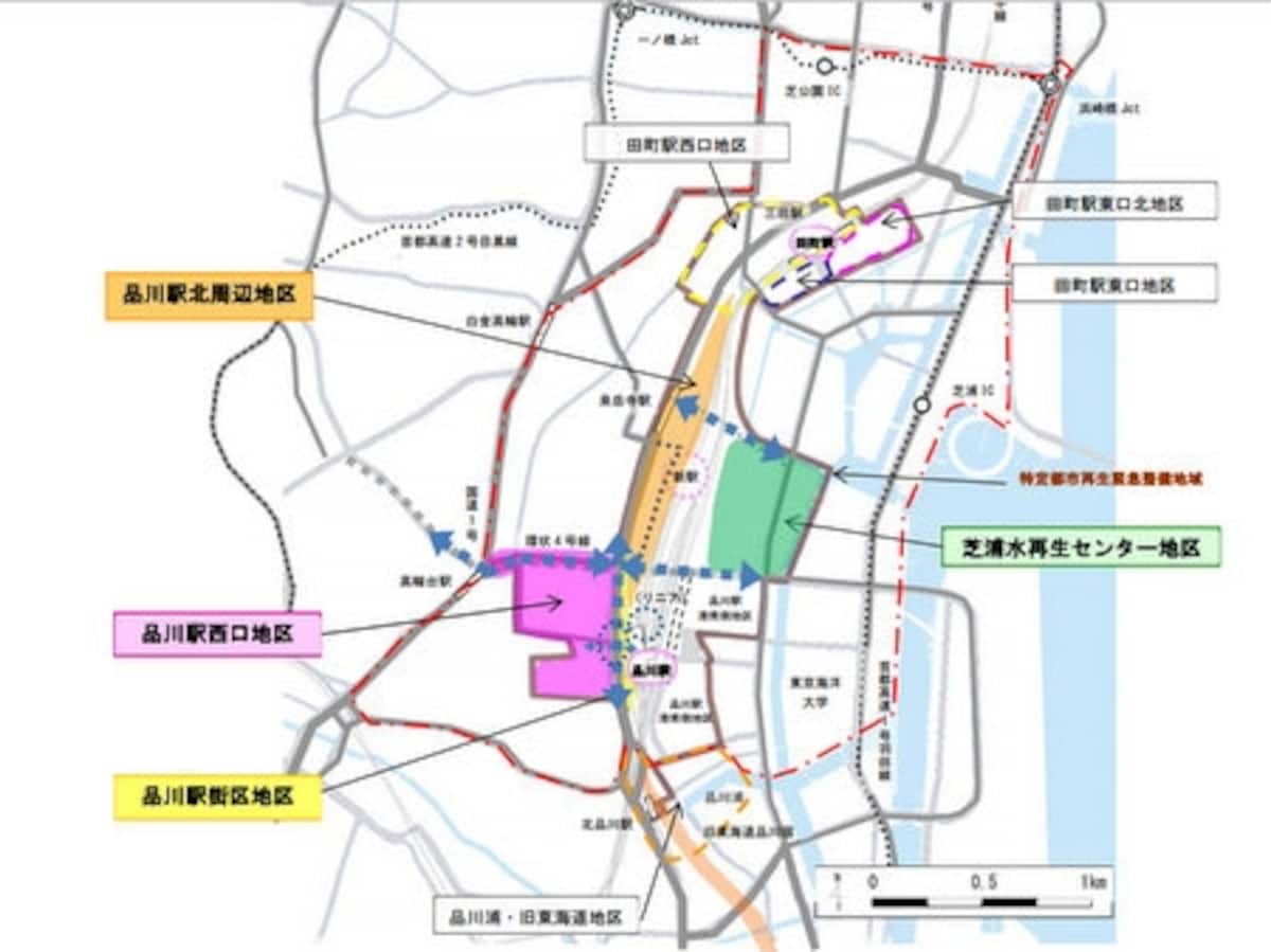 「品川～田町間まちづくりガイドライン2014（案）」より（出典：東京都）