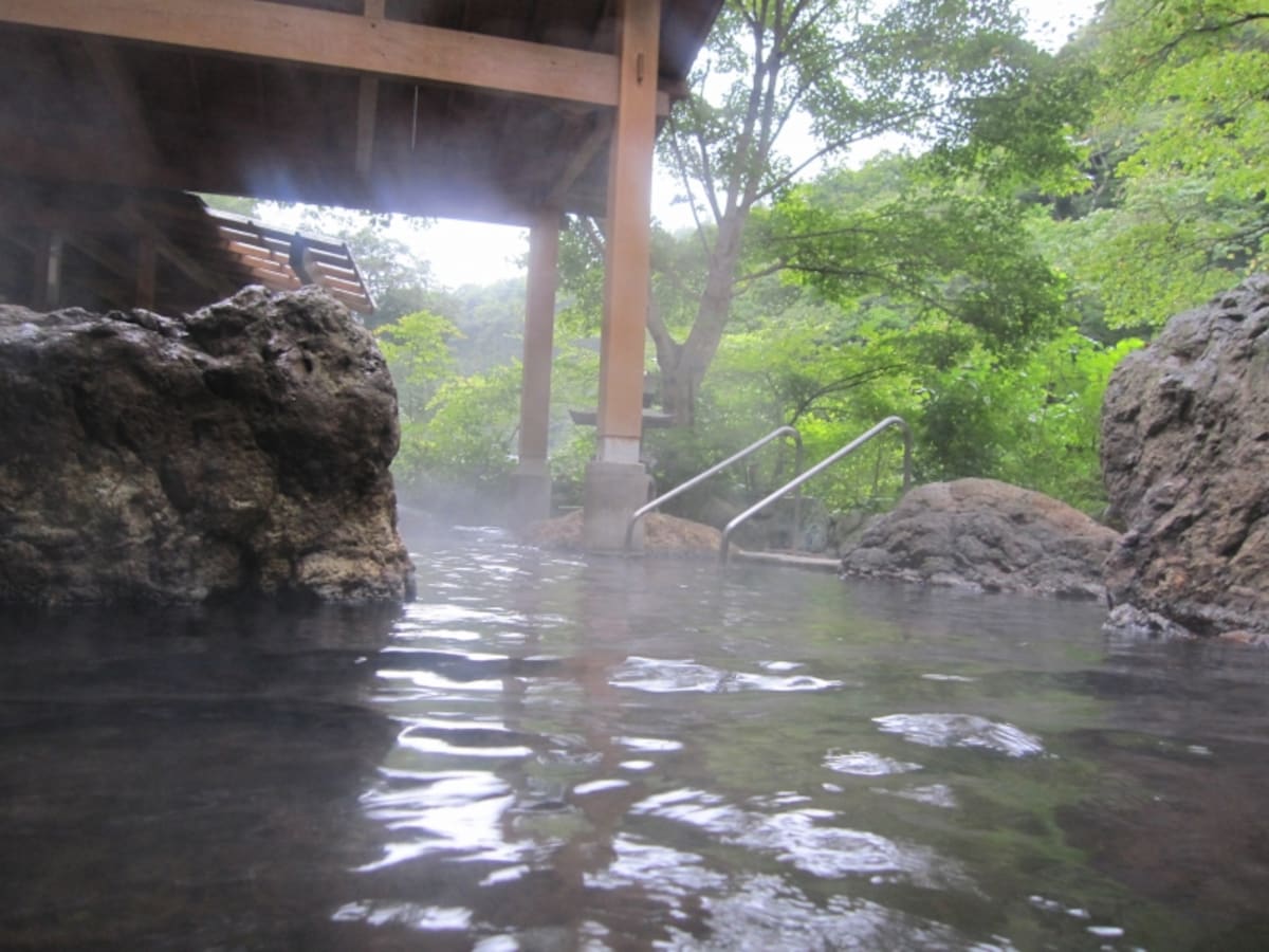 川古温泉浜屋旅館の露天