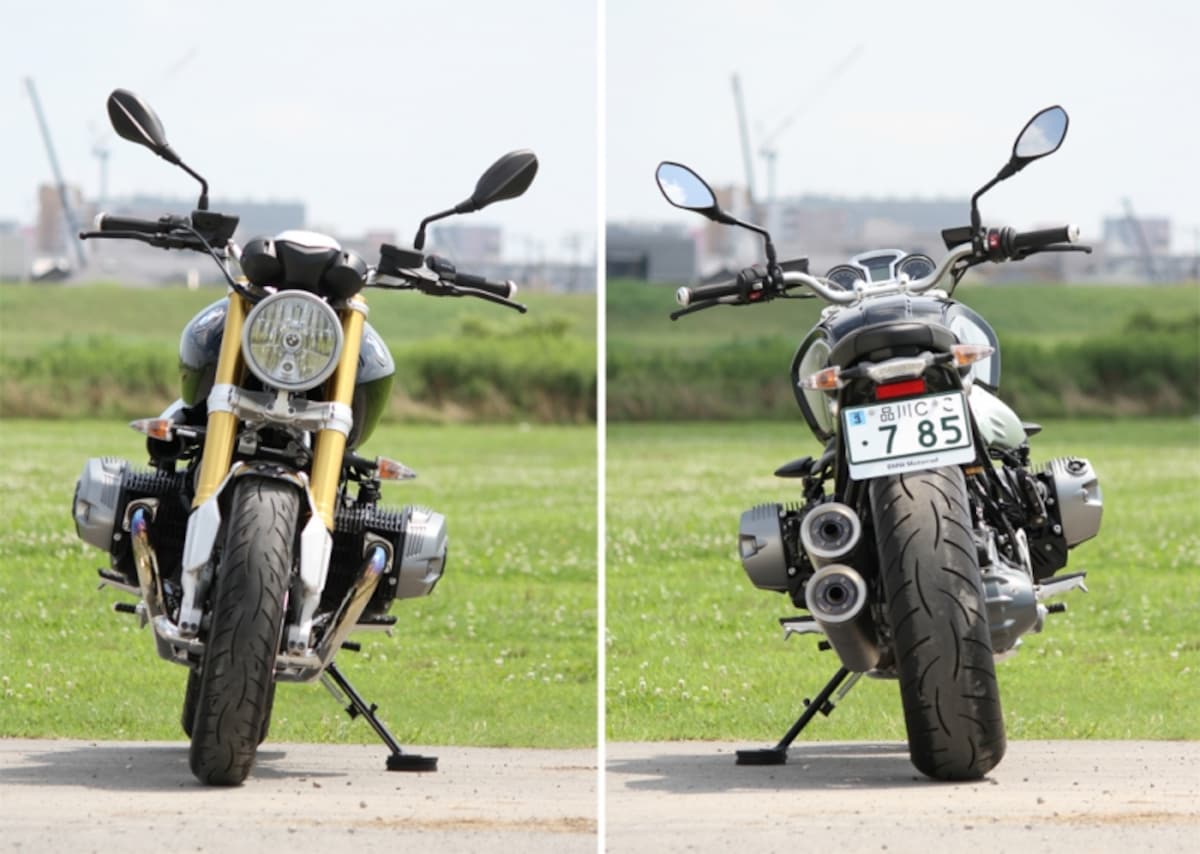BMW Motorrad R nineT フロントビュー / リアビュー