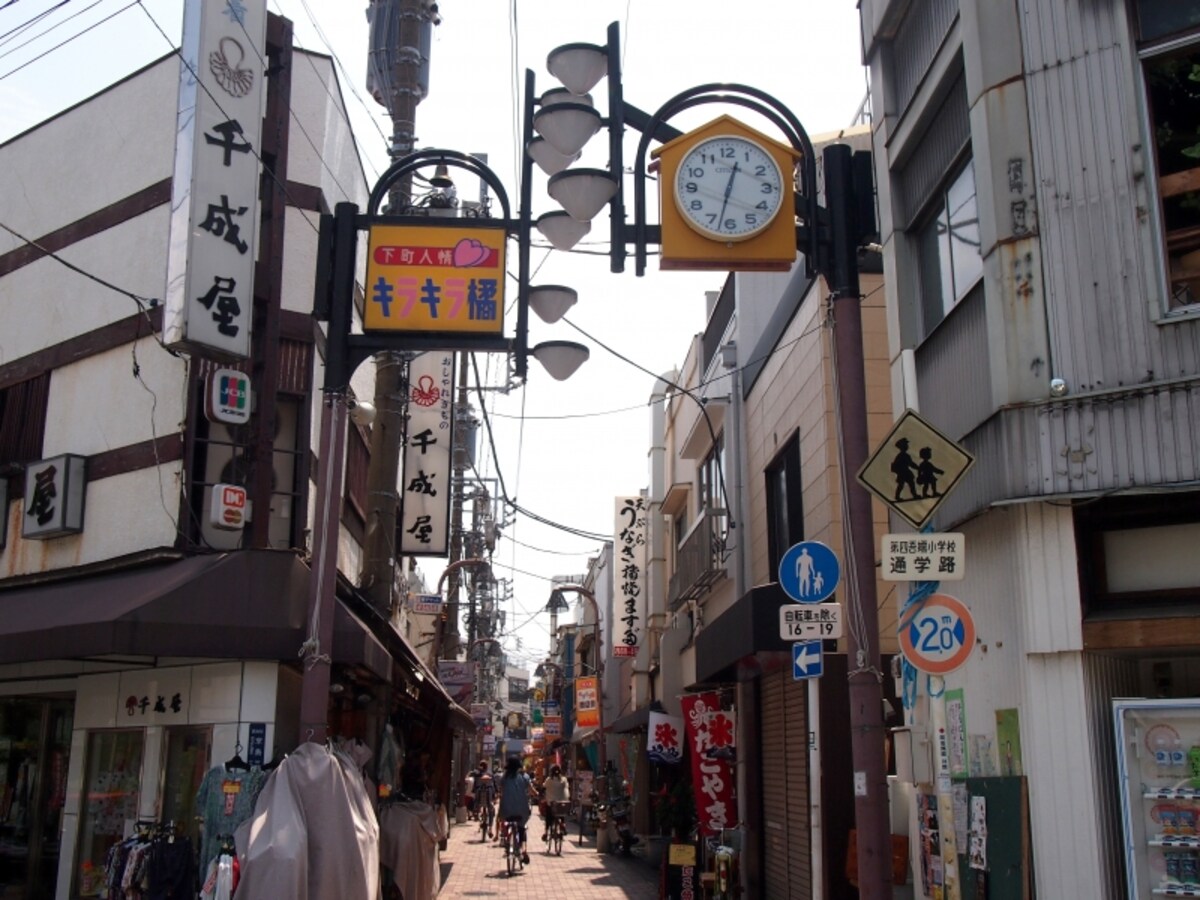 以前、「橘館通り」と呼ばれていた