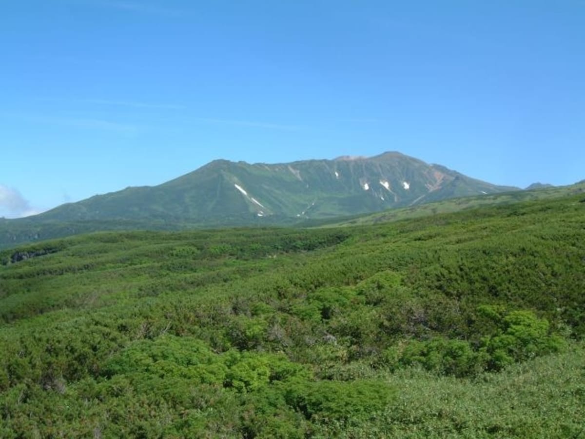 大雪山旭岳ロープウェイからの眺め／当麻岳と安足間岳
